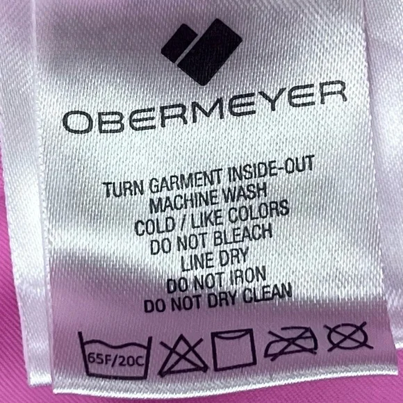 Obermeyer Girls Snoverall Hot Pink Ski Bib Pants 55018 Adjusrtable Size 6 Winter - Picture 13 of 16